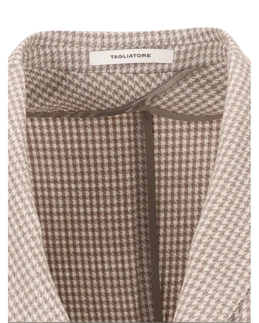 Tagliatore Natural Montecarlo Houndstooth Jacket for men