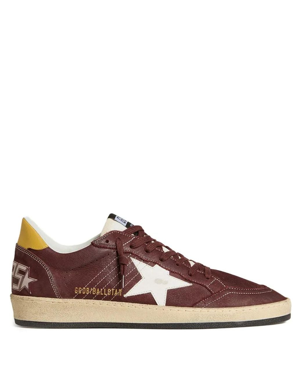 Golden Goose Deluxe Brand Brown Ball Star Low-Top Sneakers for men