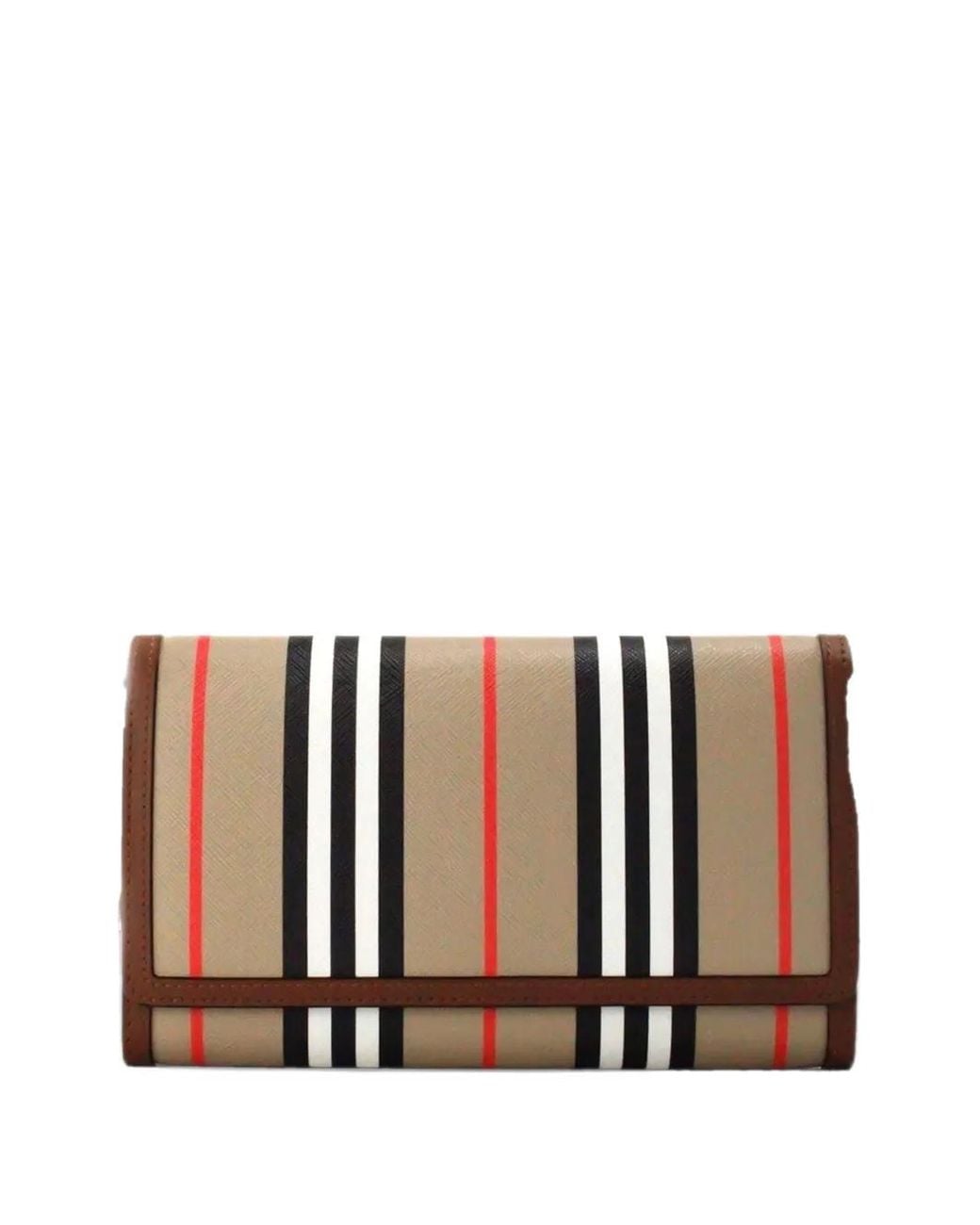 Burberry Hannah Icon Striped Cross Body Bag in Brown | Lyst UK