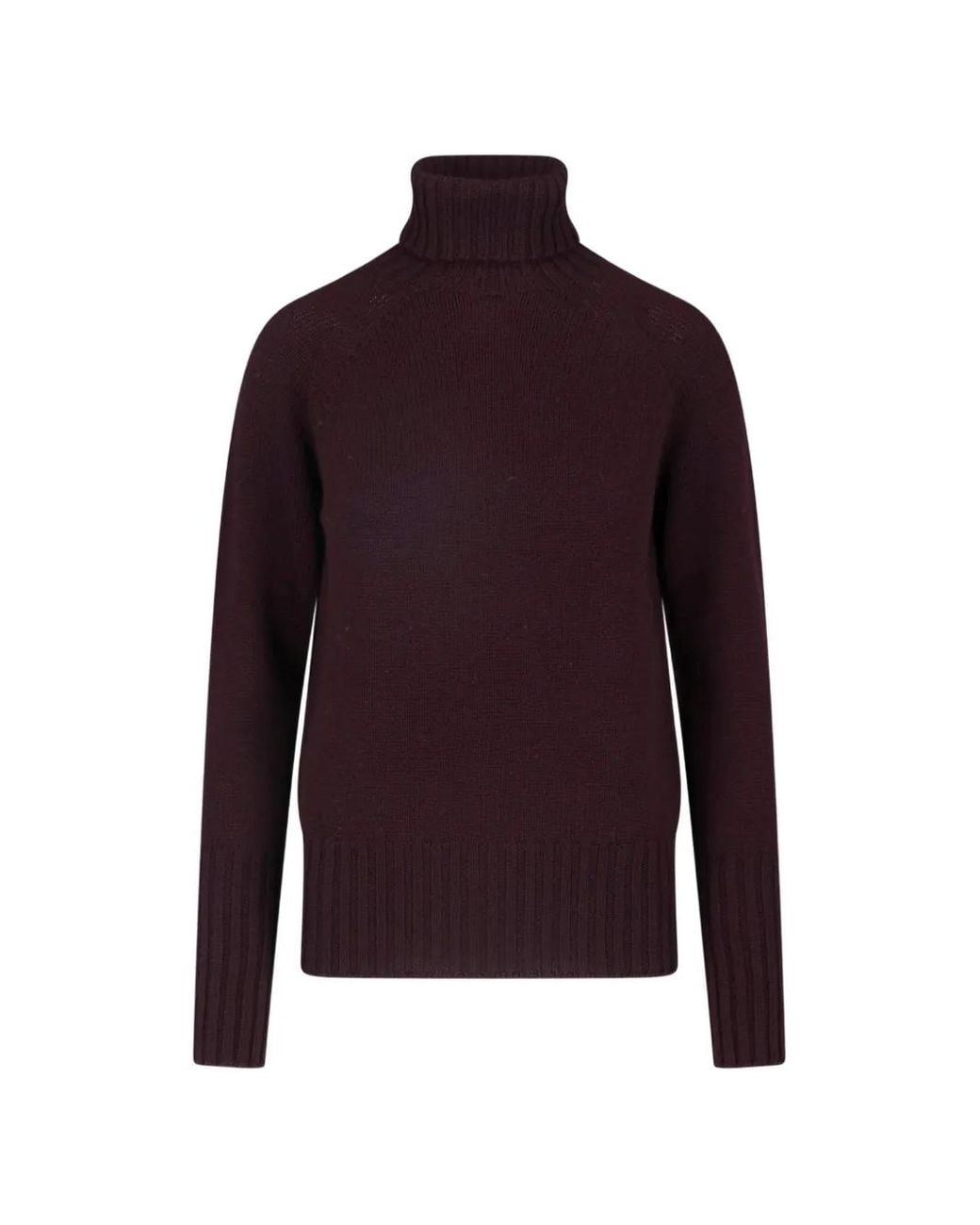 Drumohr Purple Pull À Col Roulé