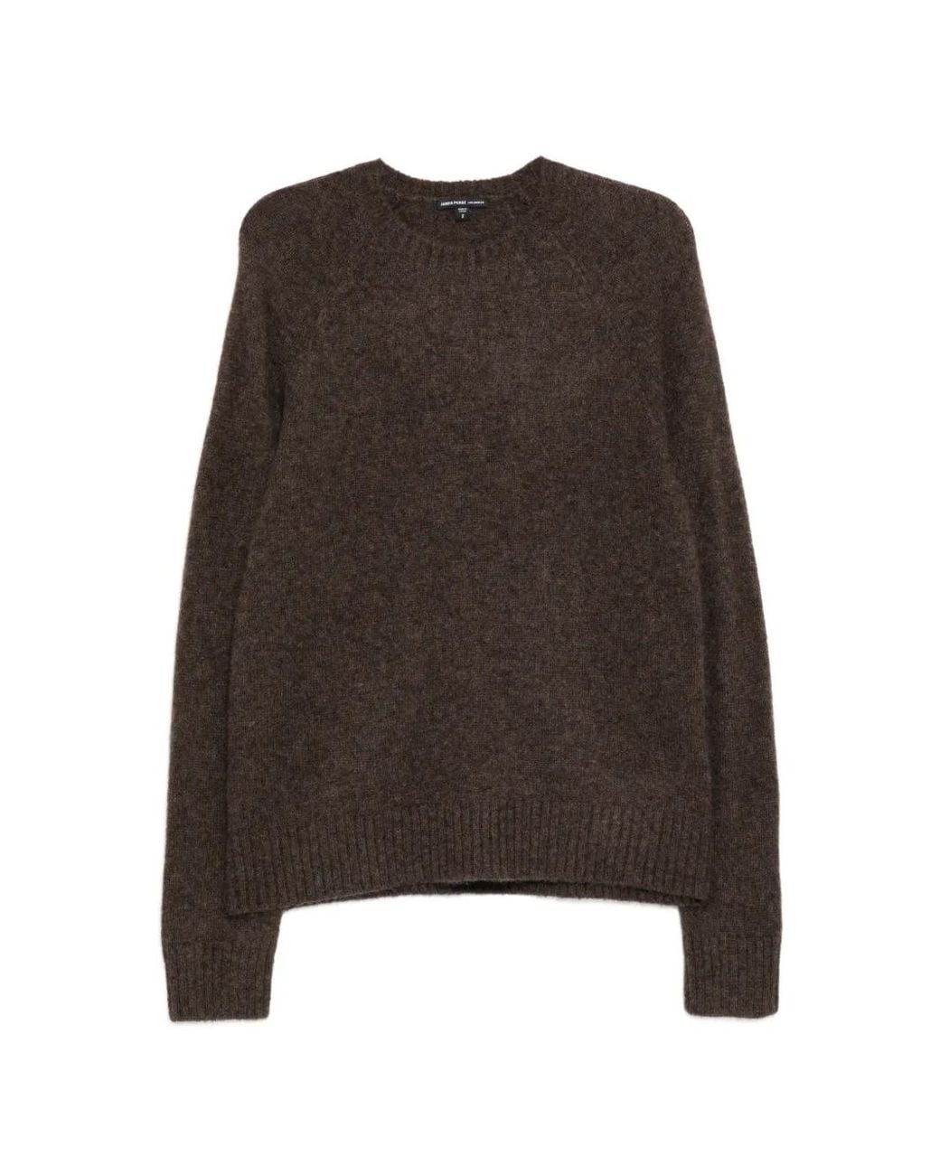 James Perse Brown Textured Lightweight Jumper for men