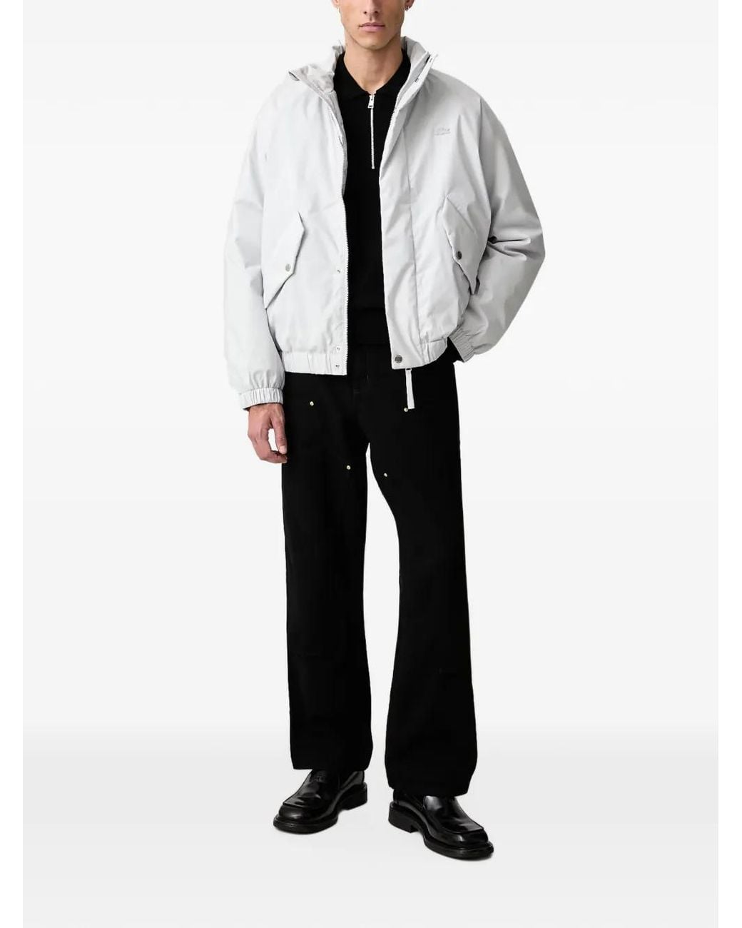 Lacoste Gray Water-Repellent Puffer Jacket for men