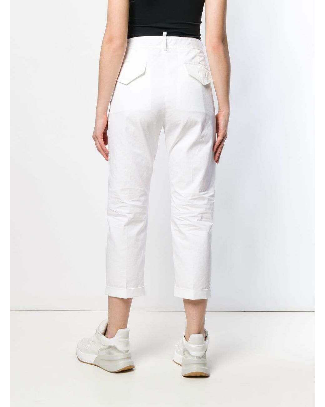 high waist chino pants