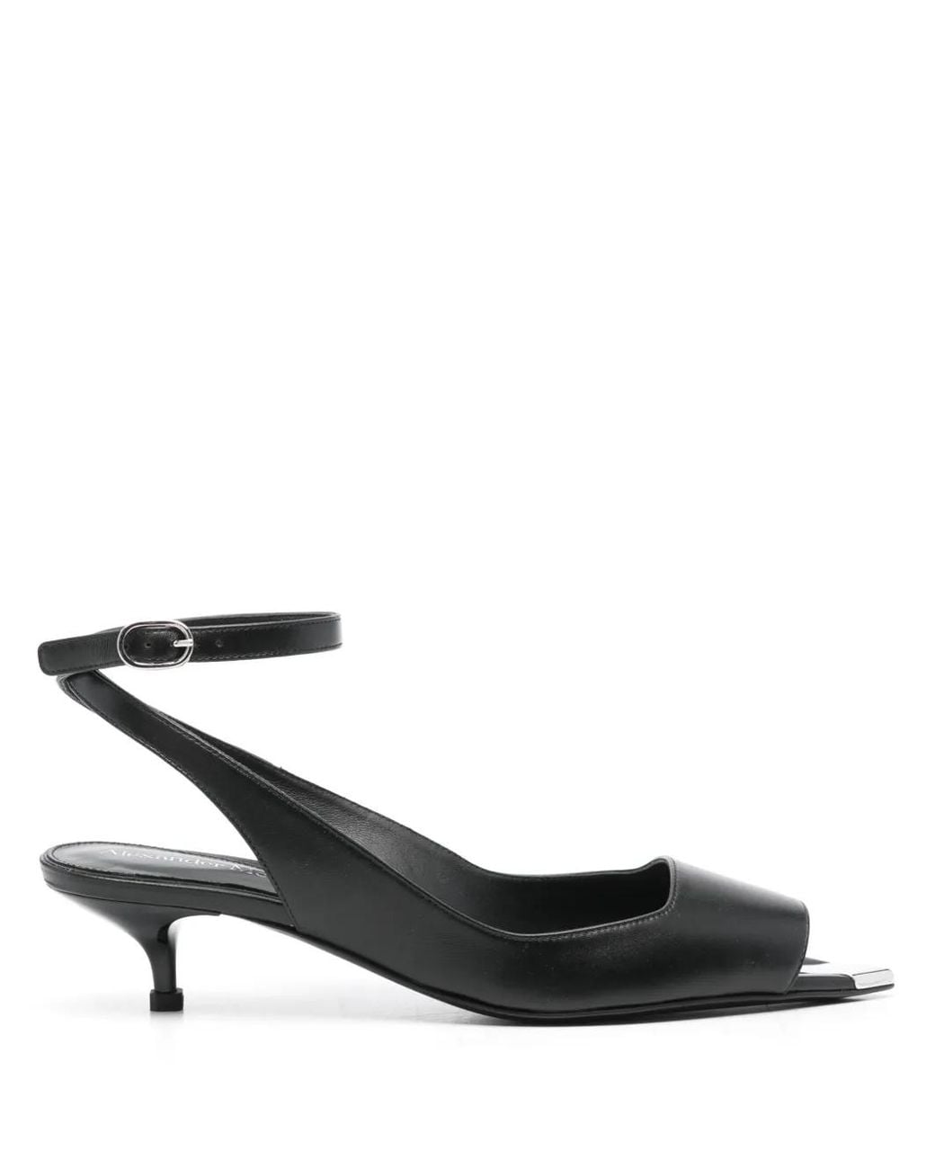 McQueen Black Heels