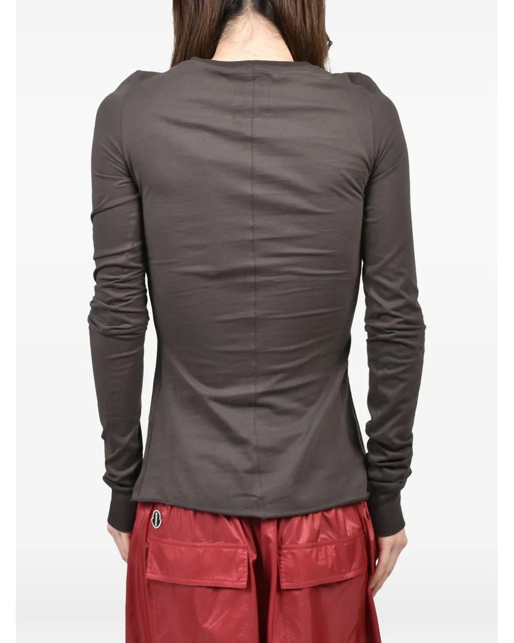 Moncler Black X Rik Owens Girder Long-Sleeved T-Shirt for men