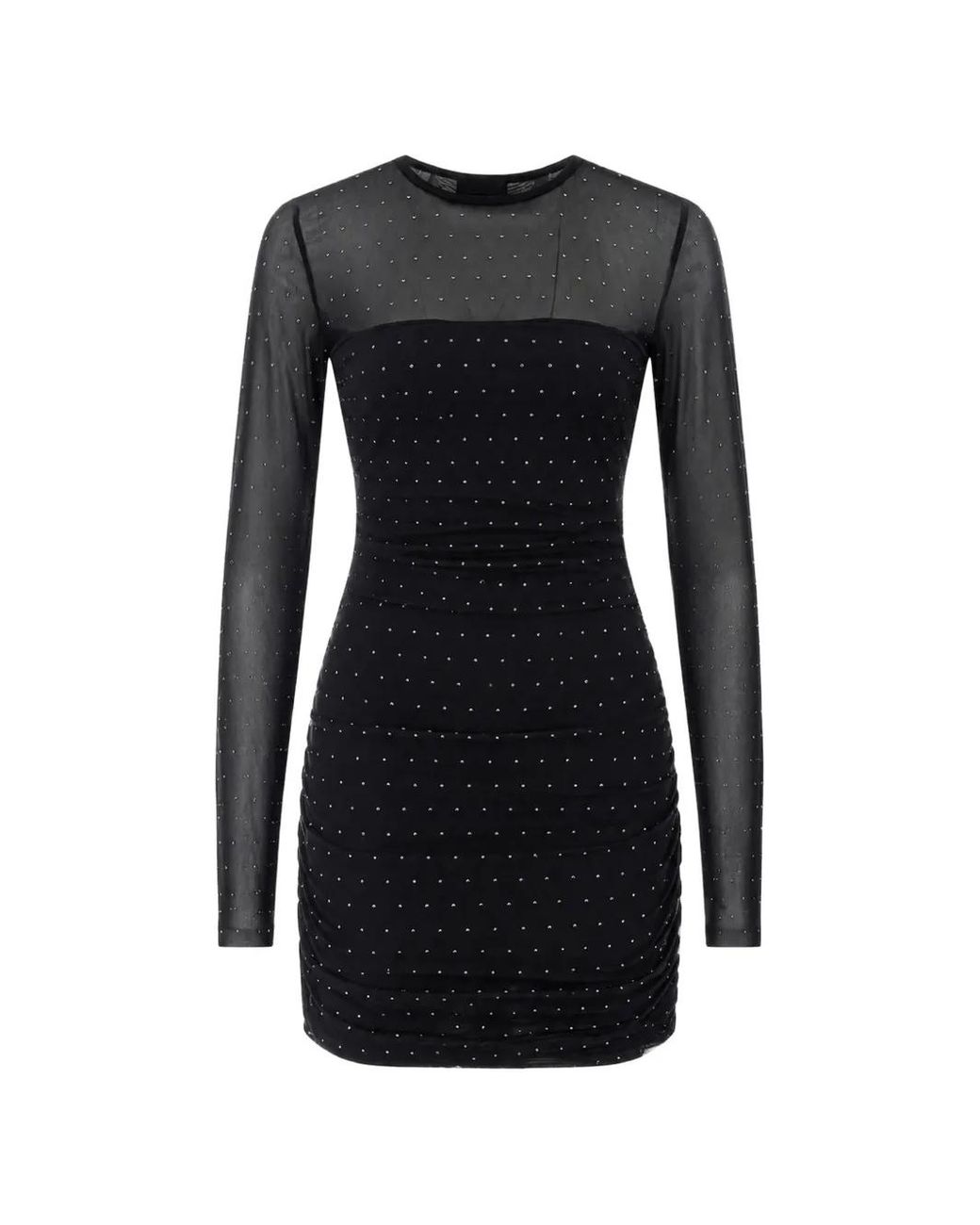 Liu Jo Black Polyester Elastane Dress