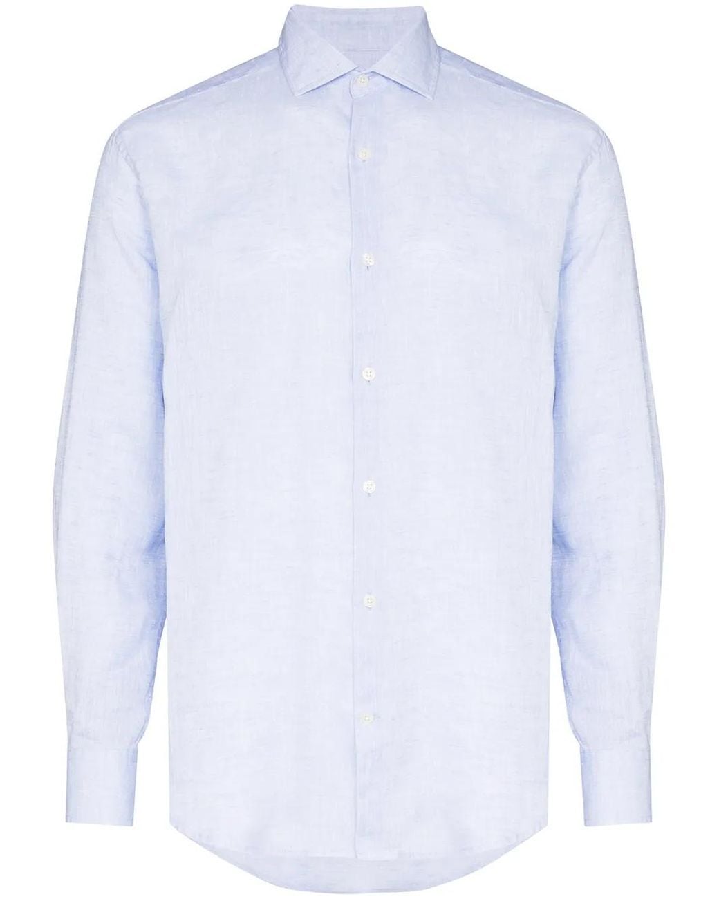 Frescobol Carioca White Linen Shirt for men