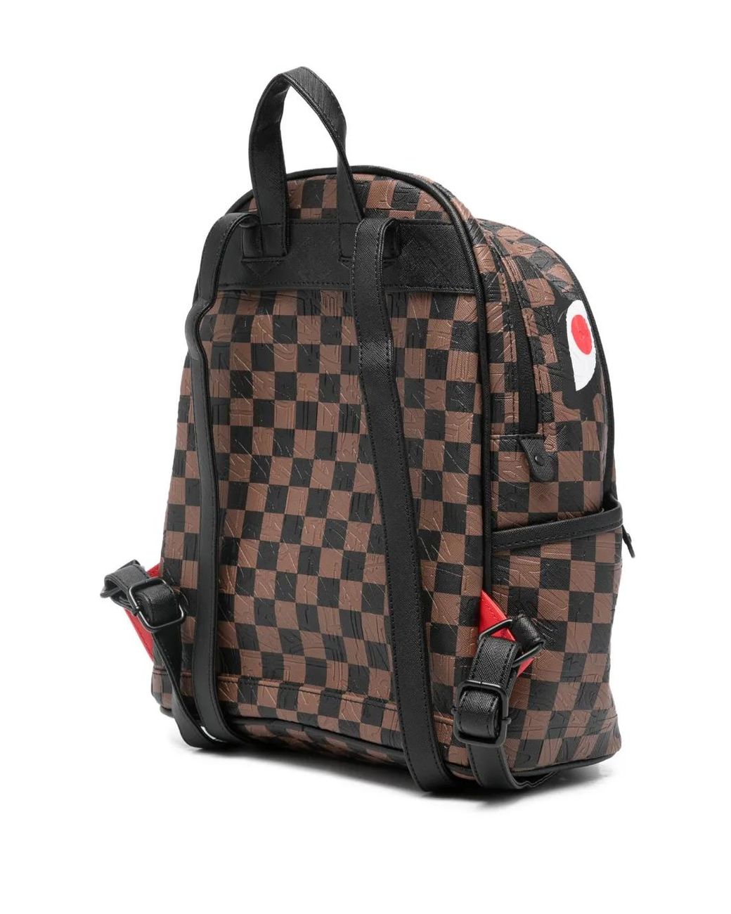 Sprayground Gray Zaino 'Check 2 Emboss Savage'