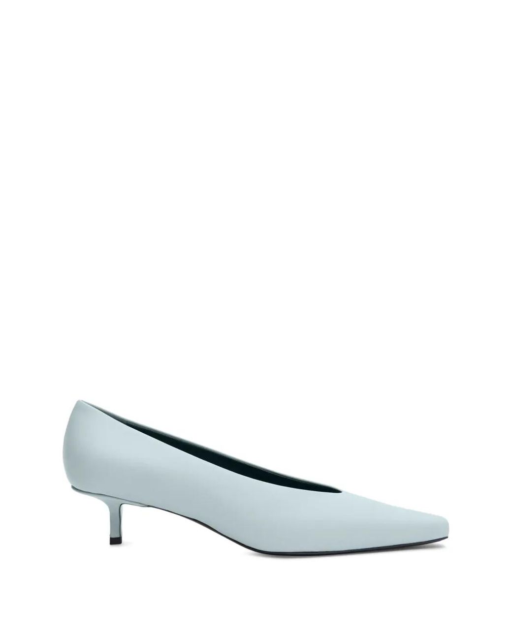 Loulou de Saison White Alani Kitten-Heel Pumps