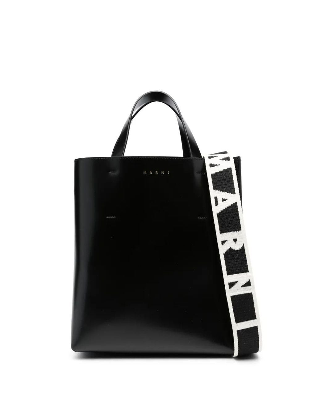 Marni Black Small Museo Tote Bag