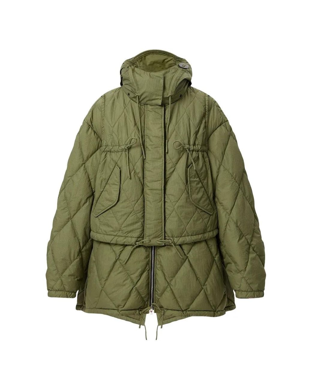 Ienki Ienki Green Ember Quilted Jacket