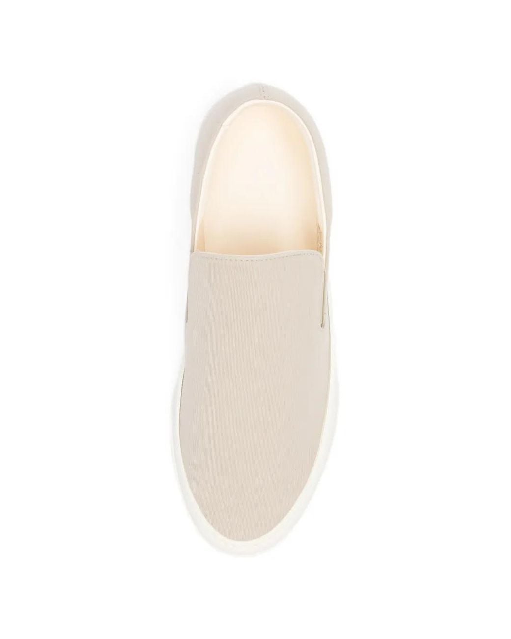 The Row White Slip-On Shoes