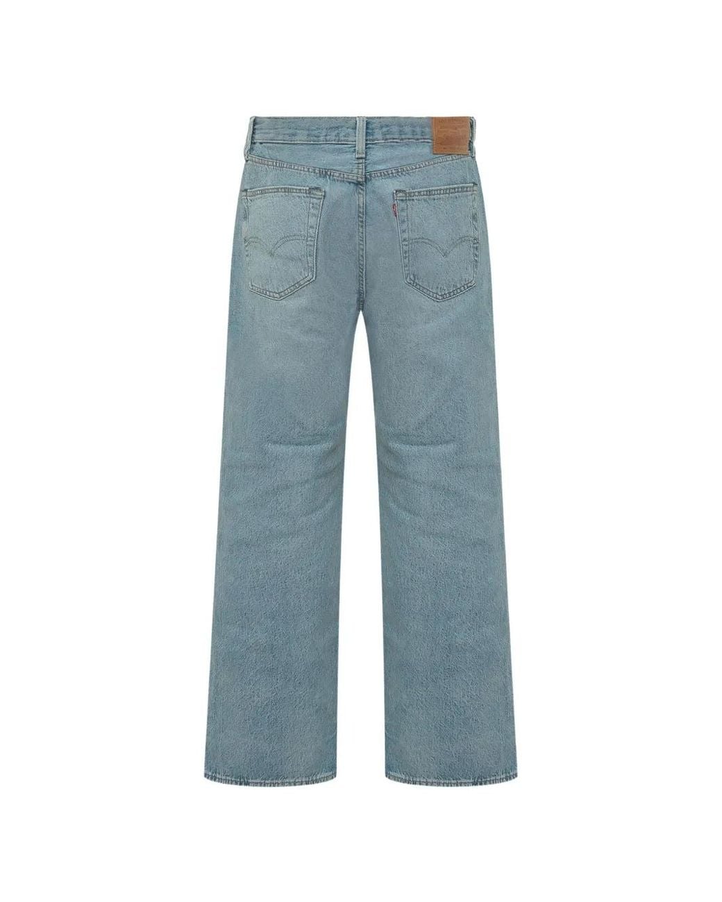 Levi's Blue 501 Five-Pockets Jeans for men