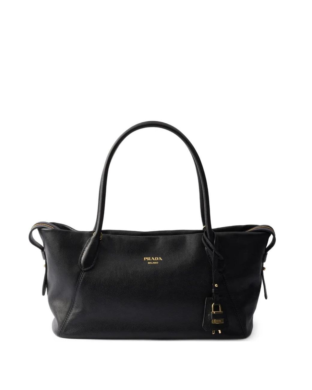 Borsa Tote Grande di Prada in Black