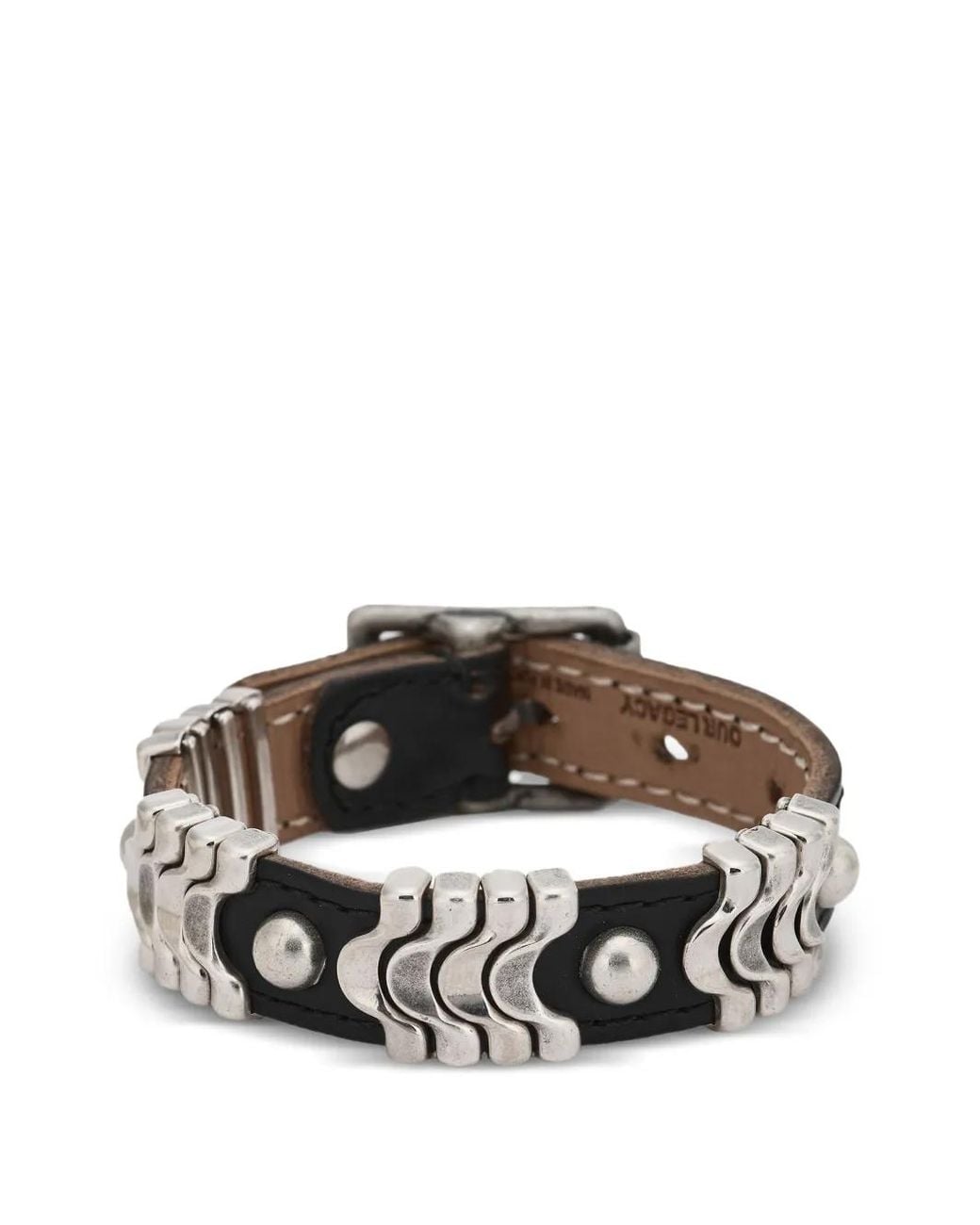 Our Legacy Metallic Wave Bracelet for men
