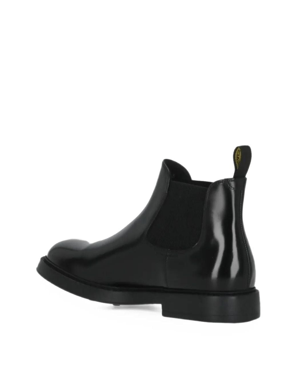 Doucal's Black Elasticated-Side Ankle Boots for men