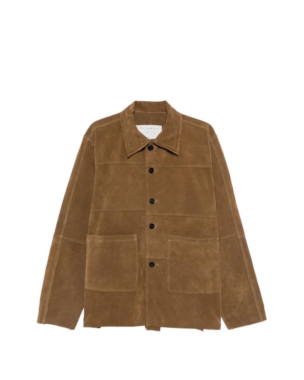 Camiel Fortgens Brown Button Patch Pocket Jacket