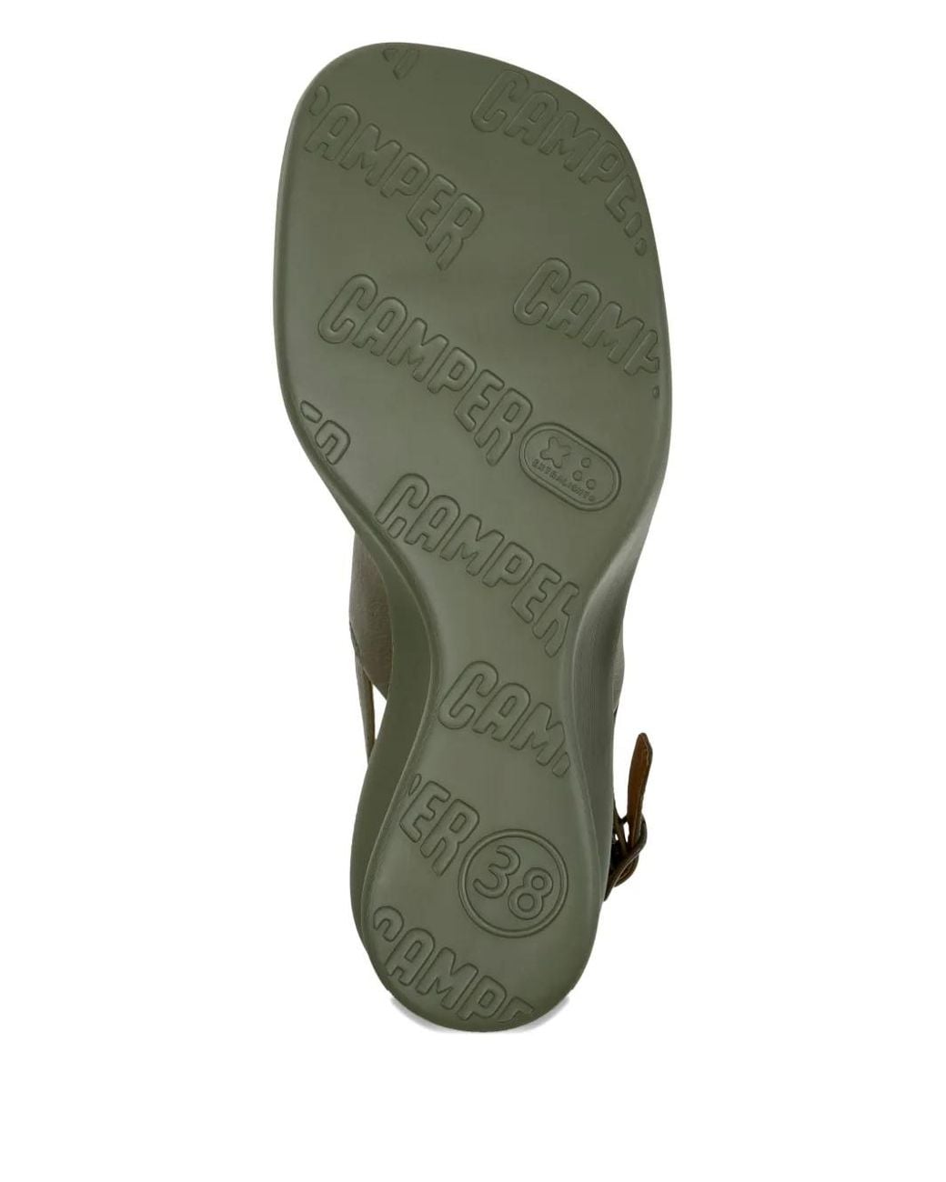 Camper Green Louise Buckled Sandals