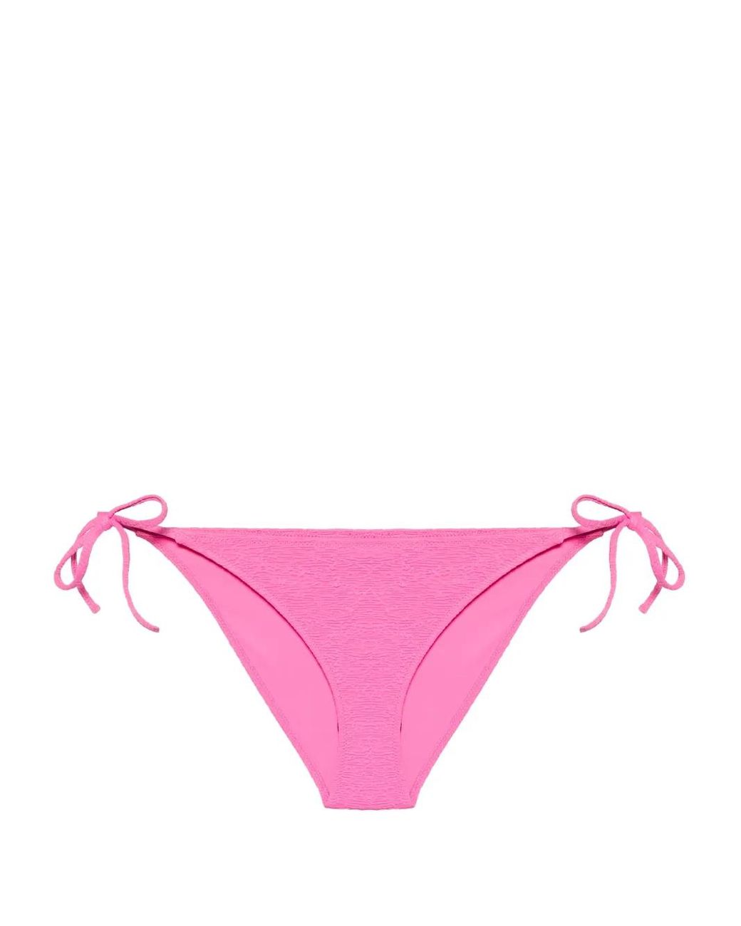 Calvin Klein Pink Textured Bikini Bottoms