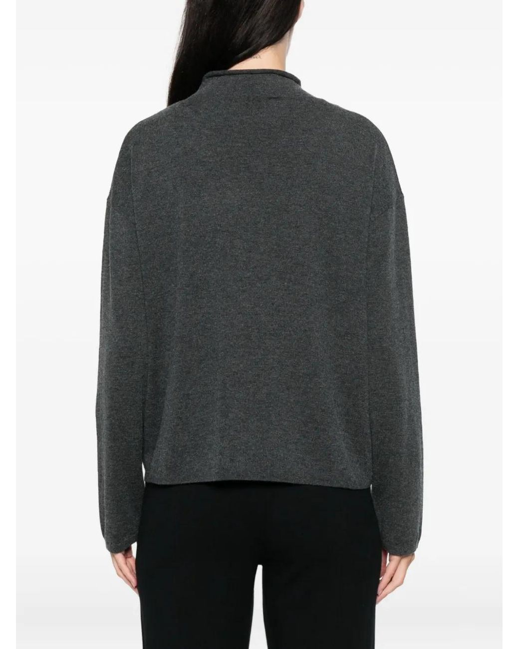 Marc O' Polo Black Mock-Neck Sweater