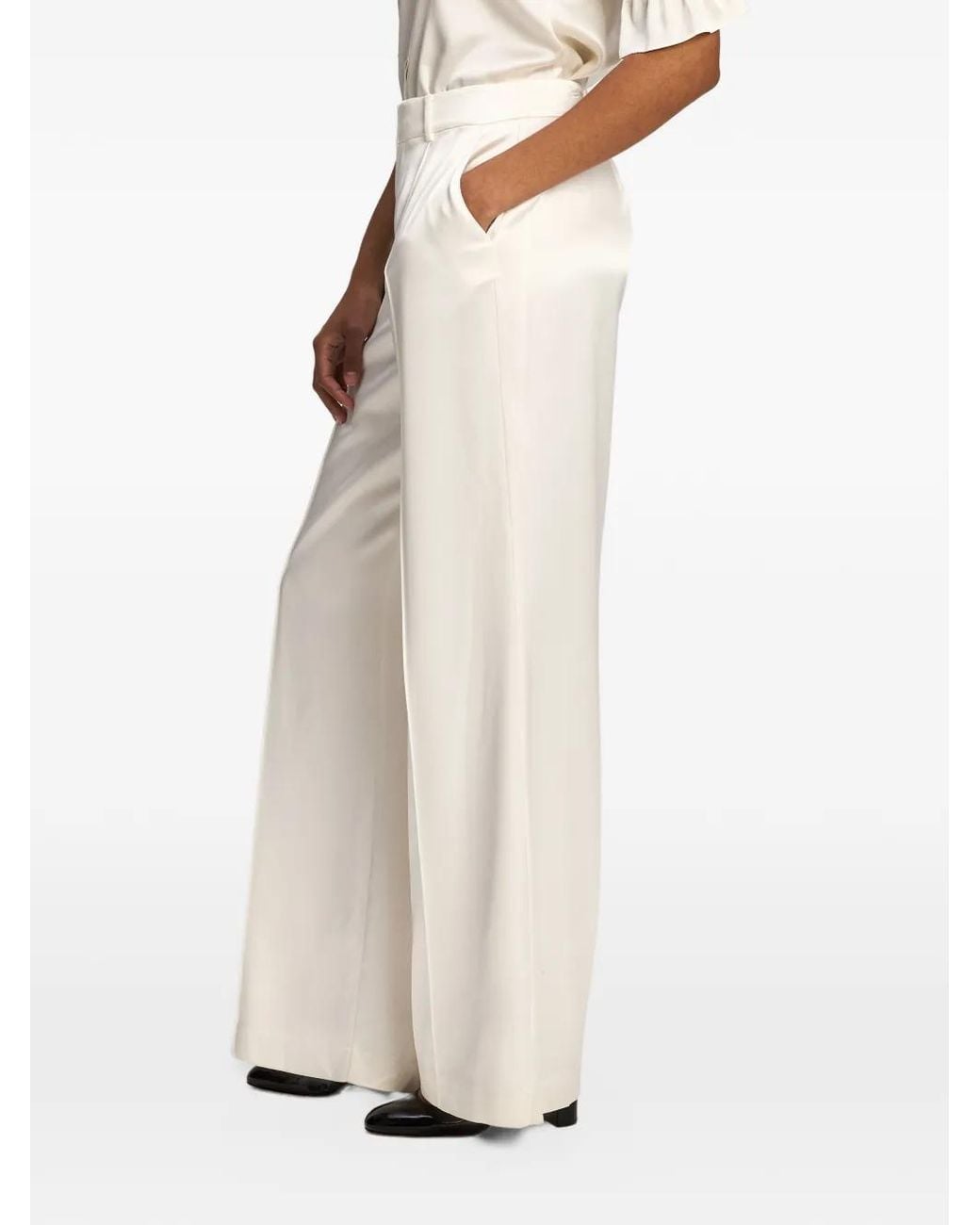 Cinq À Sept White Jyn Palazzo Pants