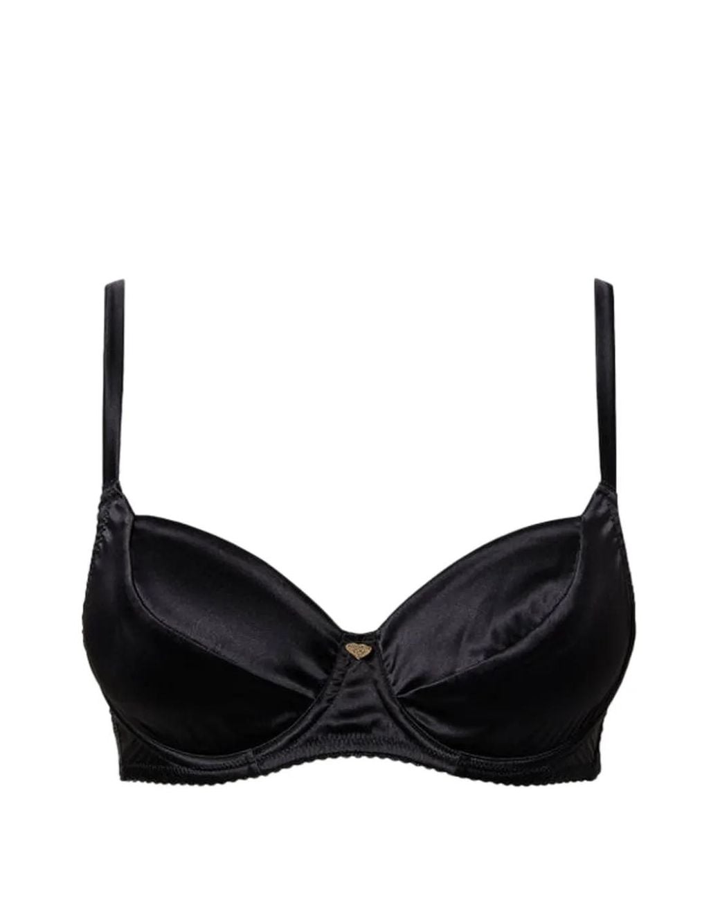 Twinset Black Satin Underwire Bra