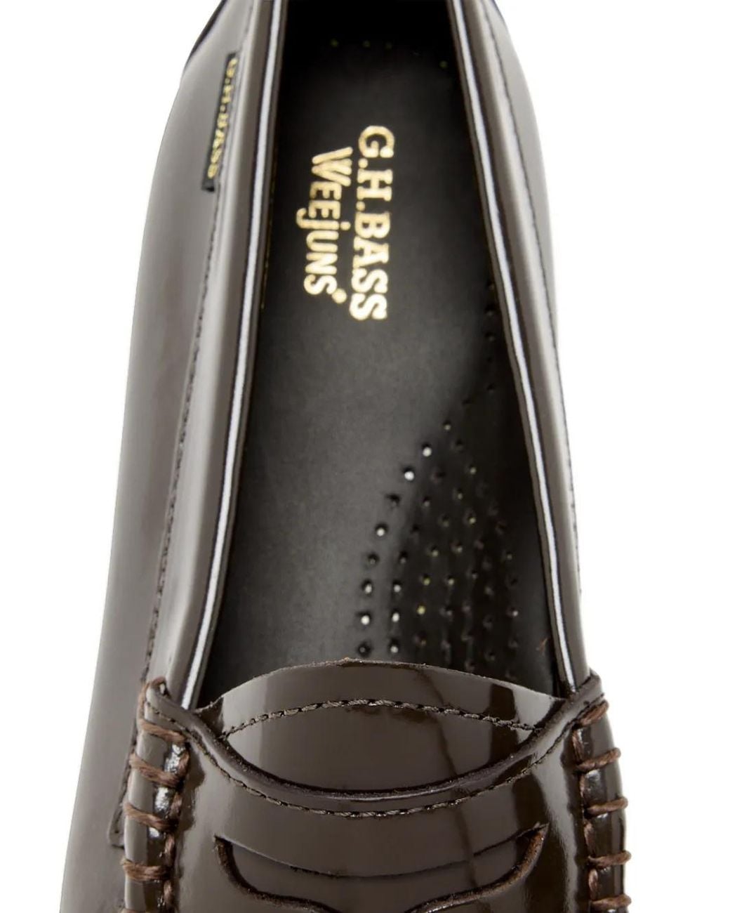 G.H.BASS Black Easy Weejuns Penny Loafers