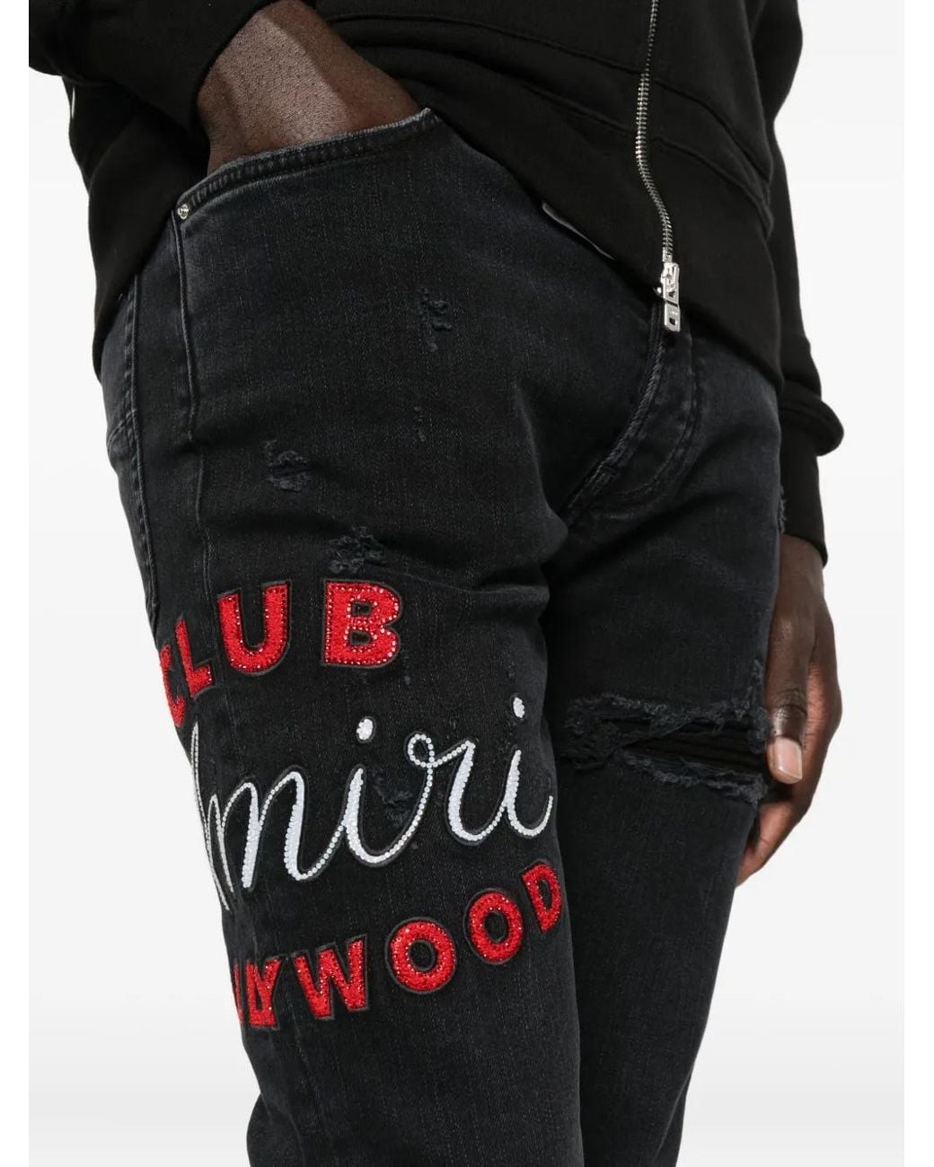 Amiri Black Denim for men