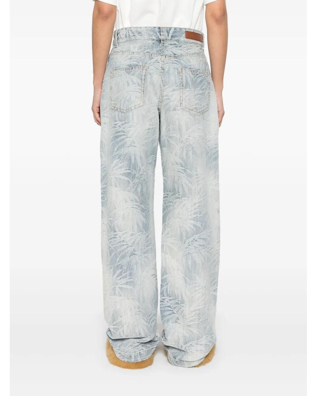 Palm Angels Blue Elevated Jeans