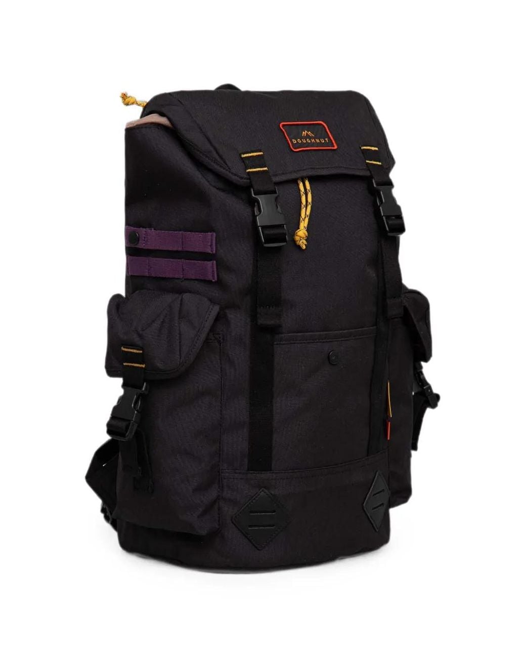 Doughnut Black Grounder Happy Camper Backpack
