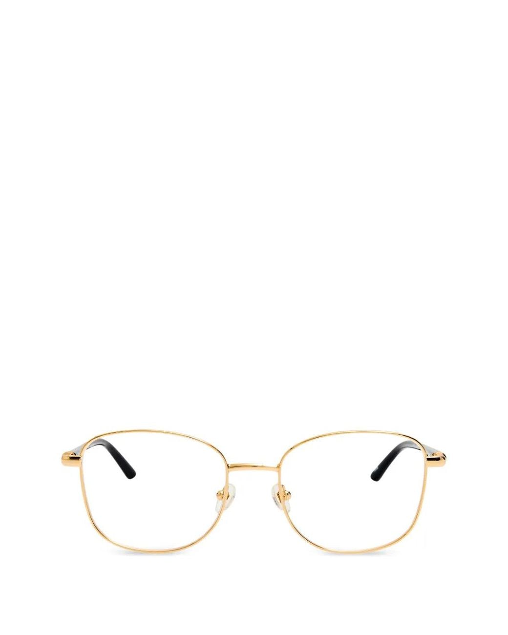 Jacquemus White Brille Mit Eckigem Gestell