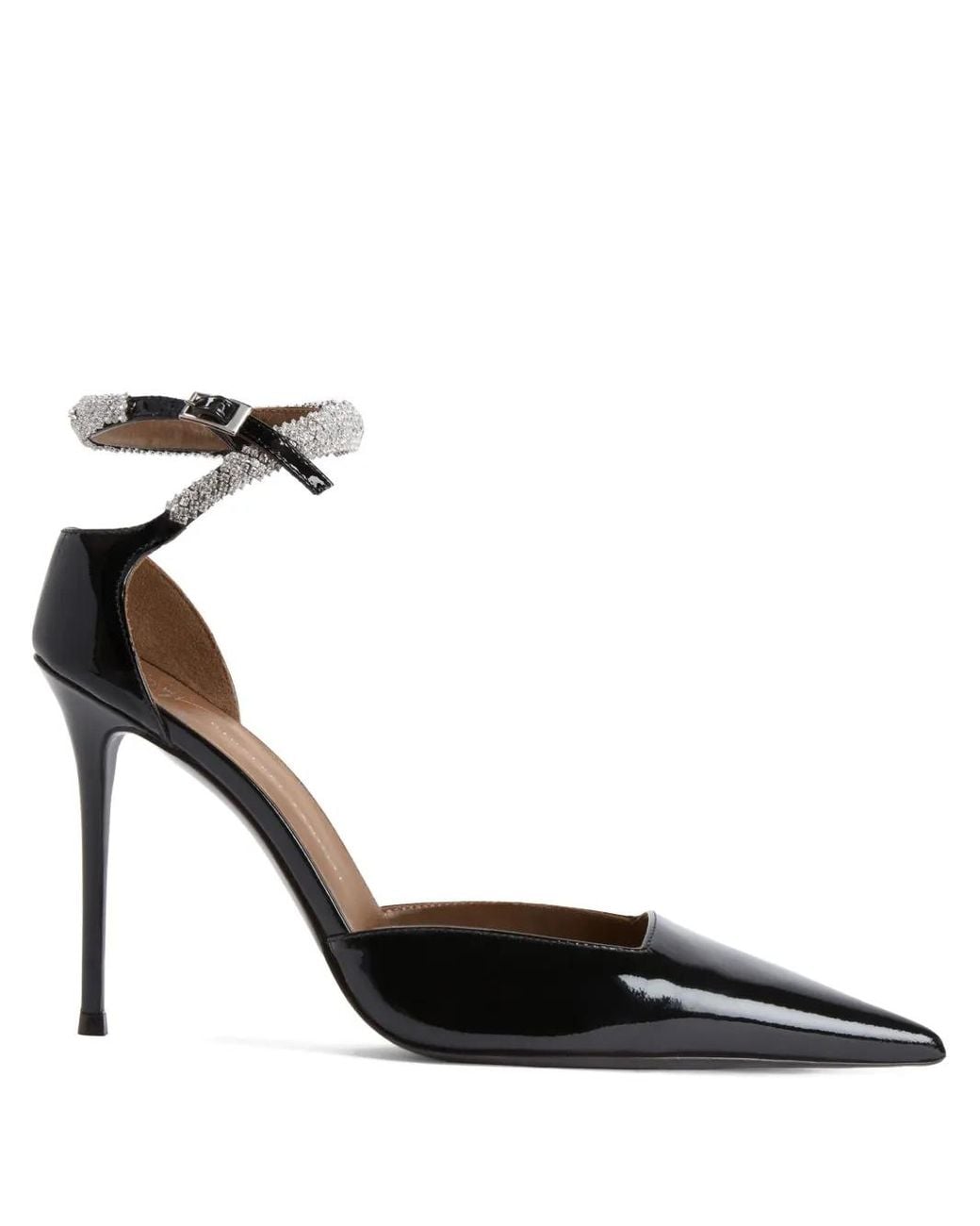 Giuseppe Zanotti Black 105Mm Elenie Crystal-Embellishment Pumps