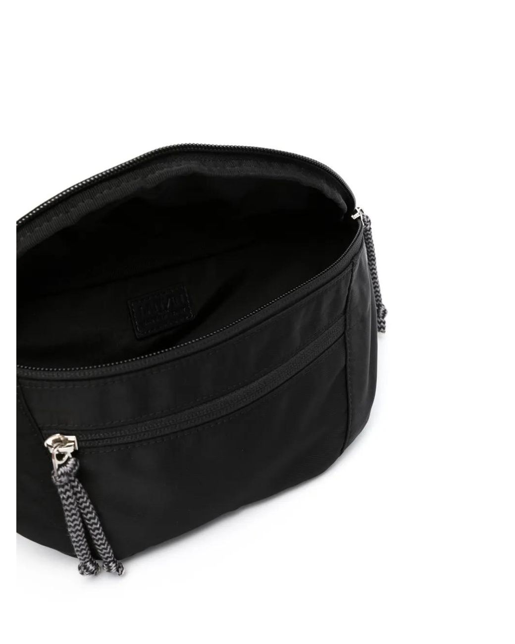 Lanvin Black Small Curb Bum Bag for men