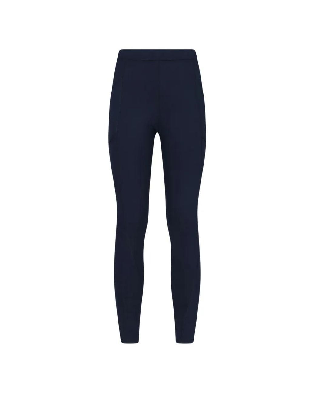 Stella McCartney Blue Logo-Print Panelled Trousers