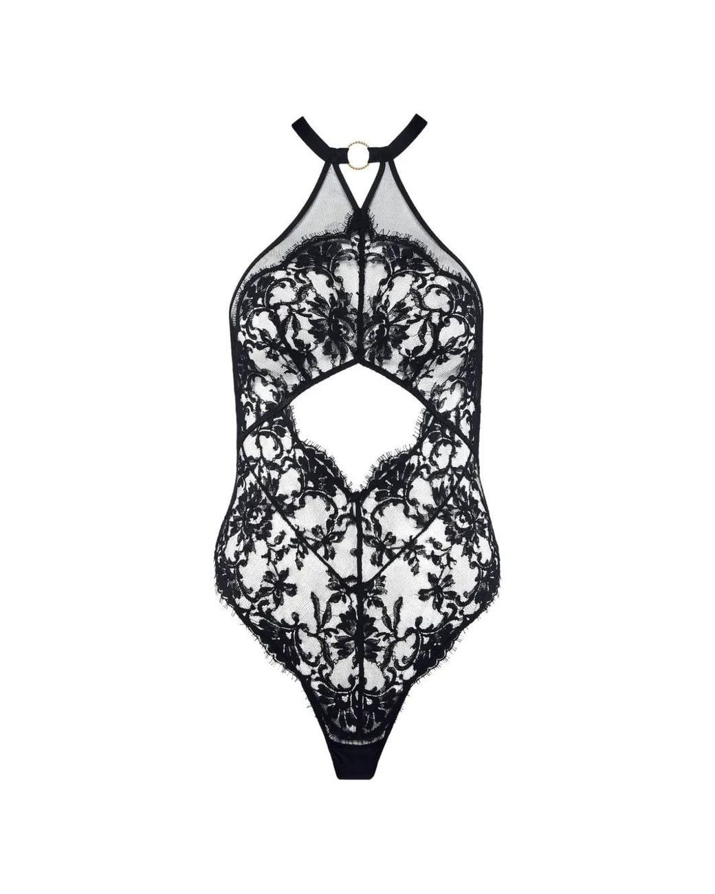 Aubade White Under Your Spell Cut-Out Bodysuit