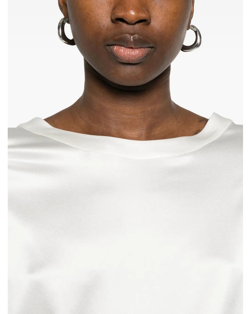 Mazzarelli White Angie Blouse