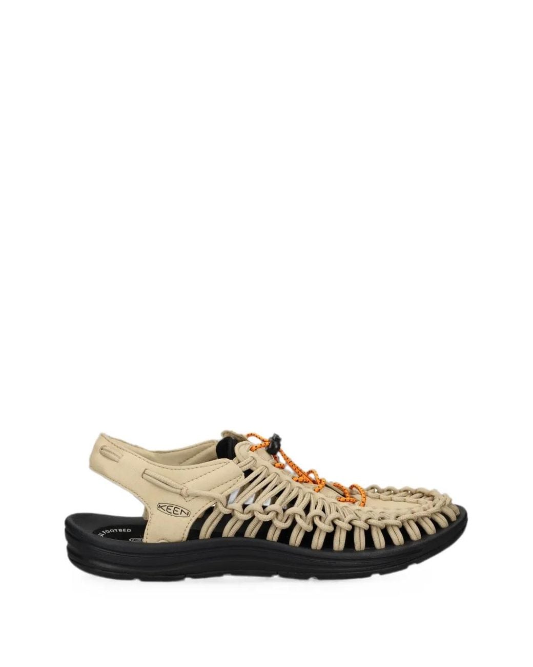Keen White Uneek Woven-Cord Sandals for men
