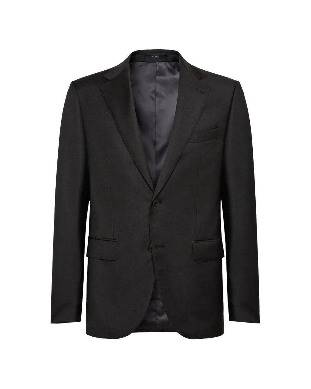 Boggi Black Firenze Super 130 Wool Jacket for men