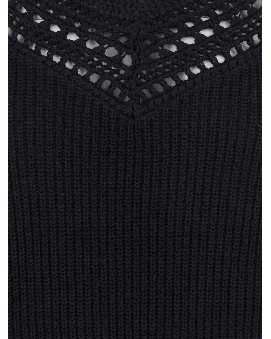 Twinset Blue Ribbed Sweater