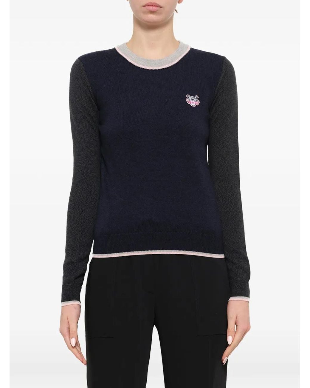 Pull À Patch Tiger KENZO en coloris Blue