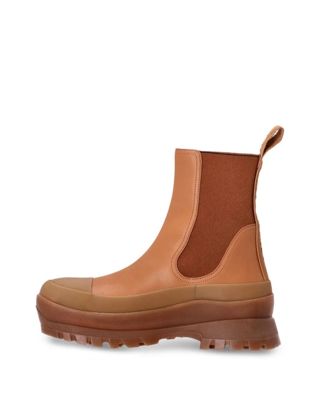Stella McCartney Brown Trace Sport Ankle Boots