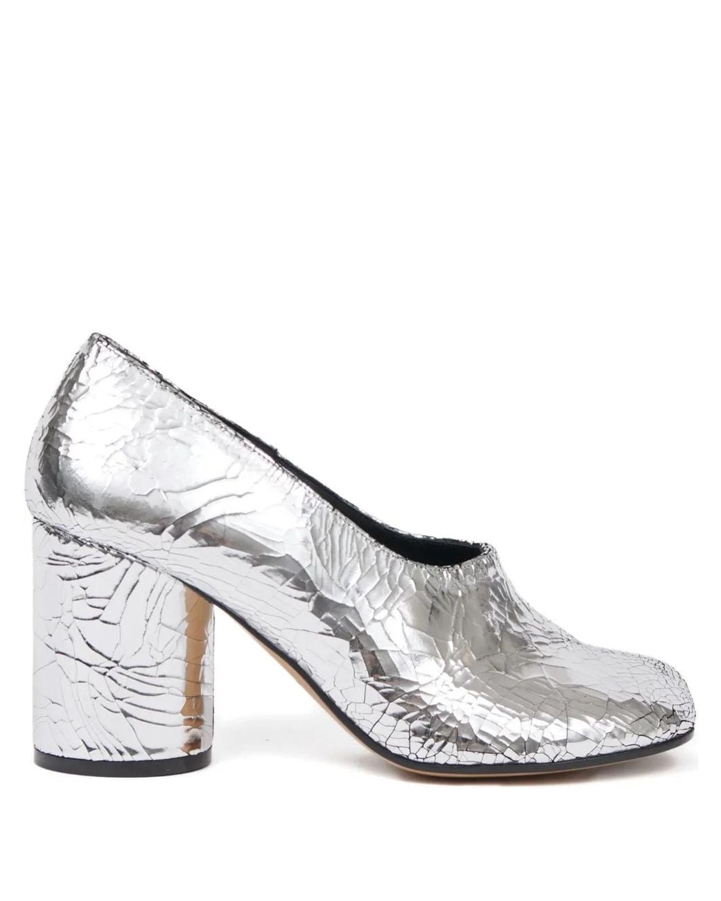 Maison Margiela White Tabi Décolleté Pumps Broken Mirror
