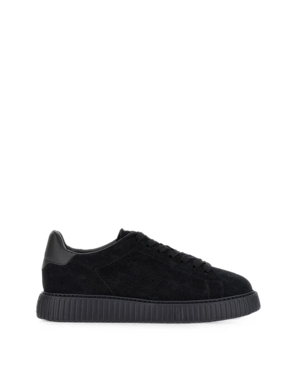 Hogan Black H-Stripes Sneakers for men