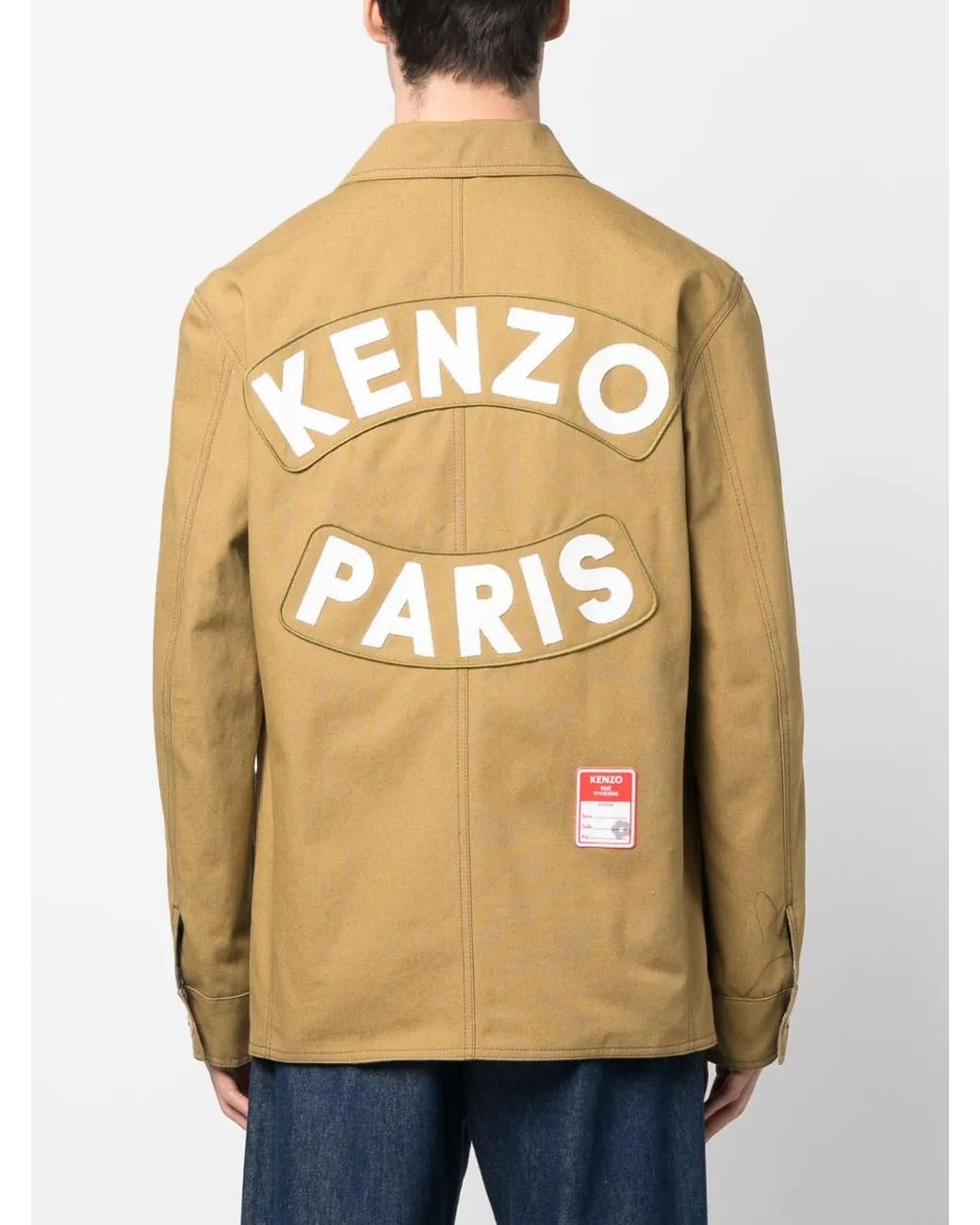 KENZO Suède Jack in het Metallic voor heren