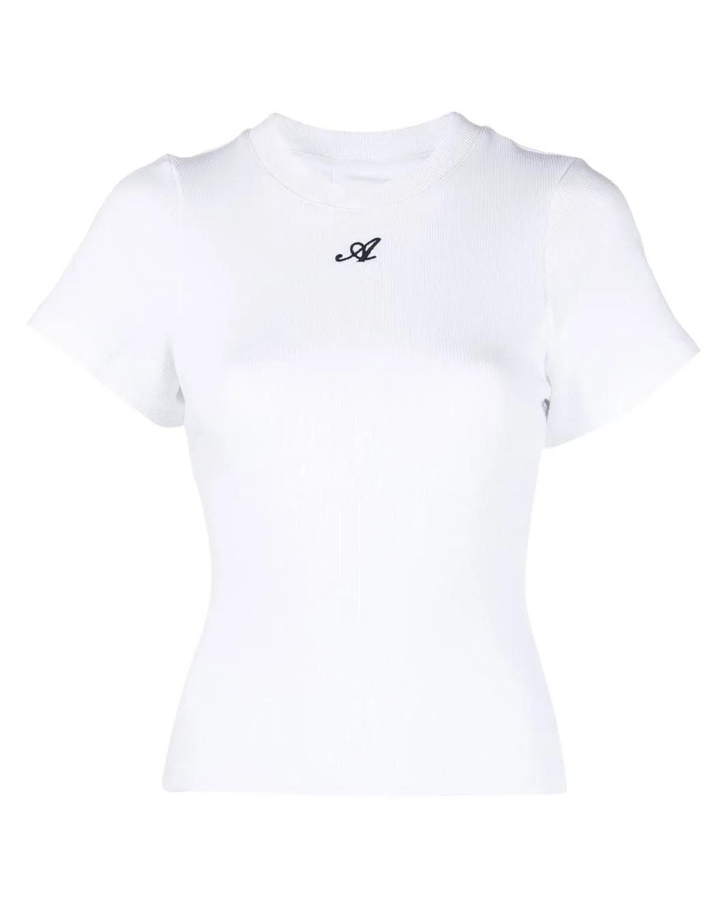 Axel Arigato White Script A Organic Cotton T-Shirt