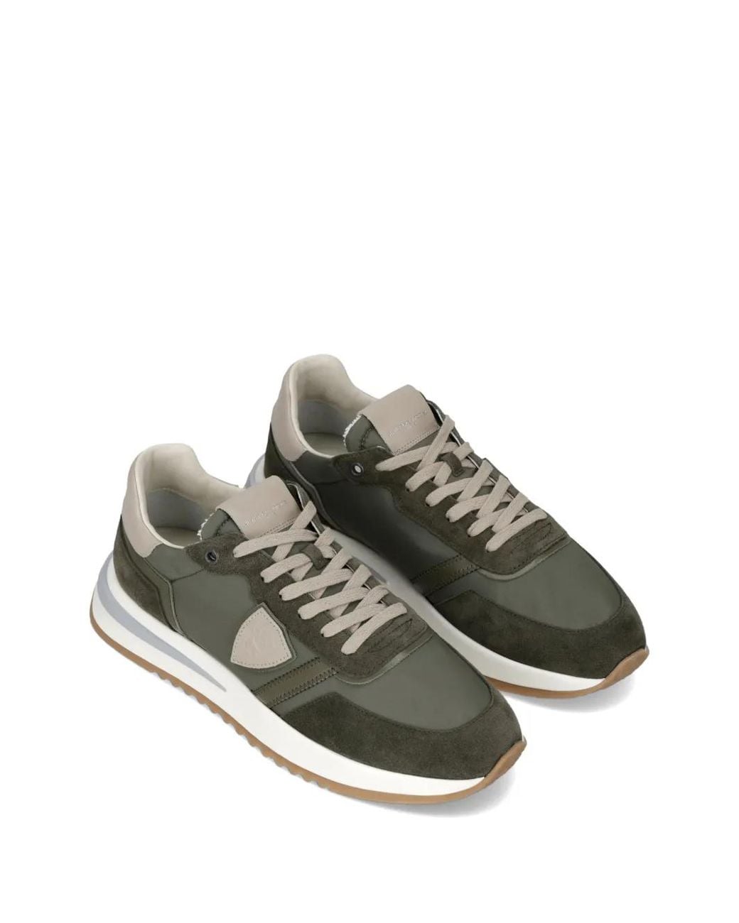 Philippe Model Green Sneakers for men