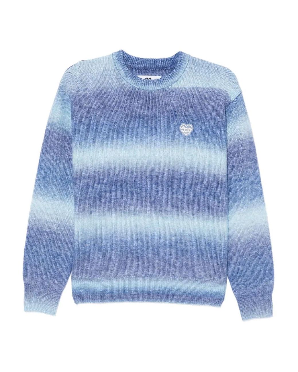 Chocoolate Blue Logo-Embossed Jumper