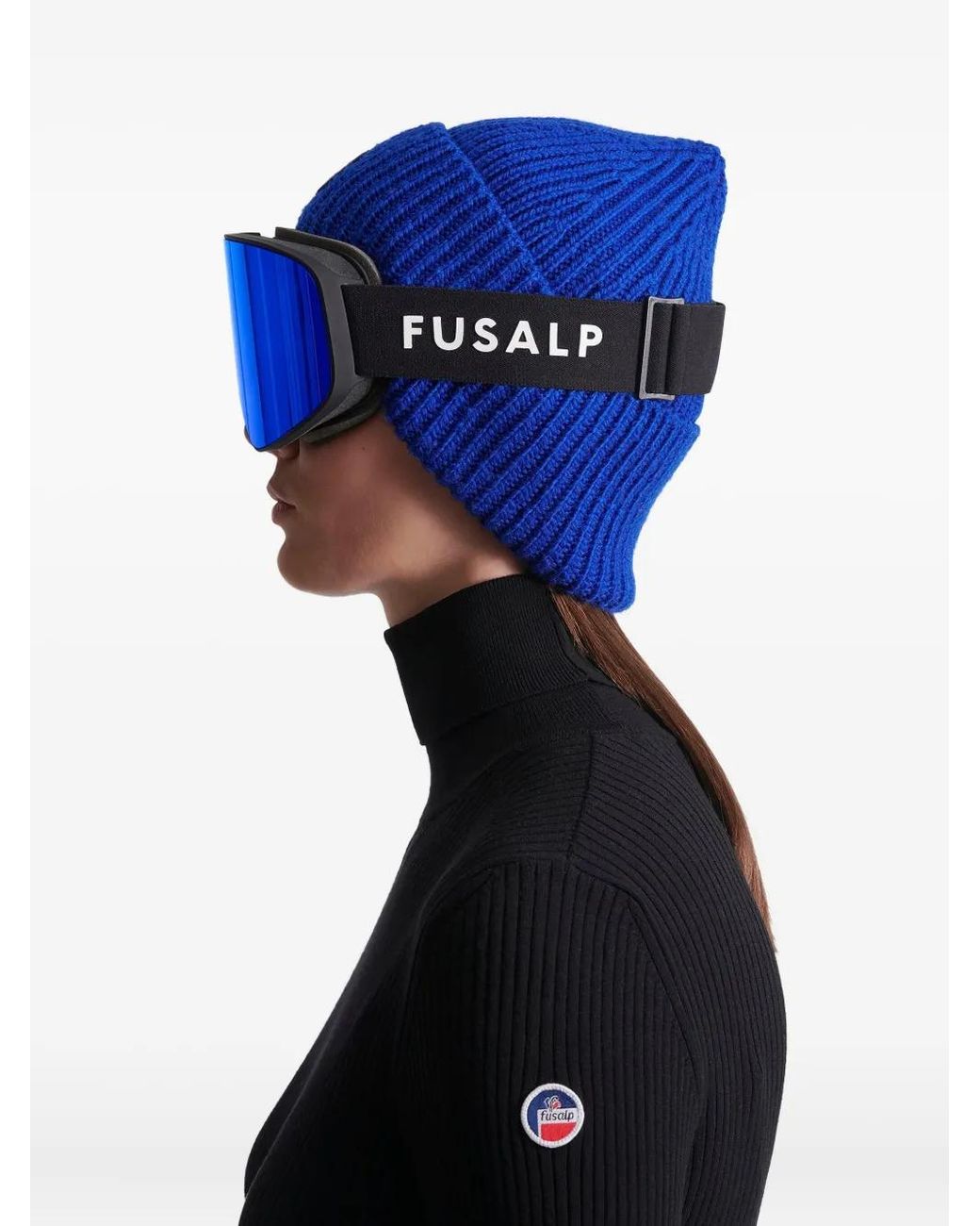 Fusalp Blue Double-Layer Lens Ski Goggle