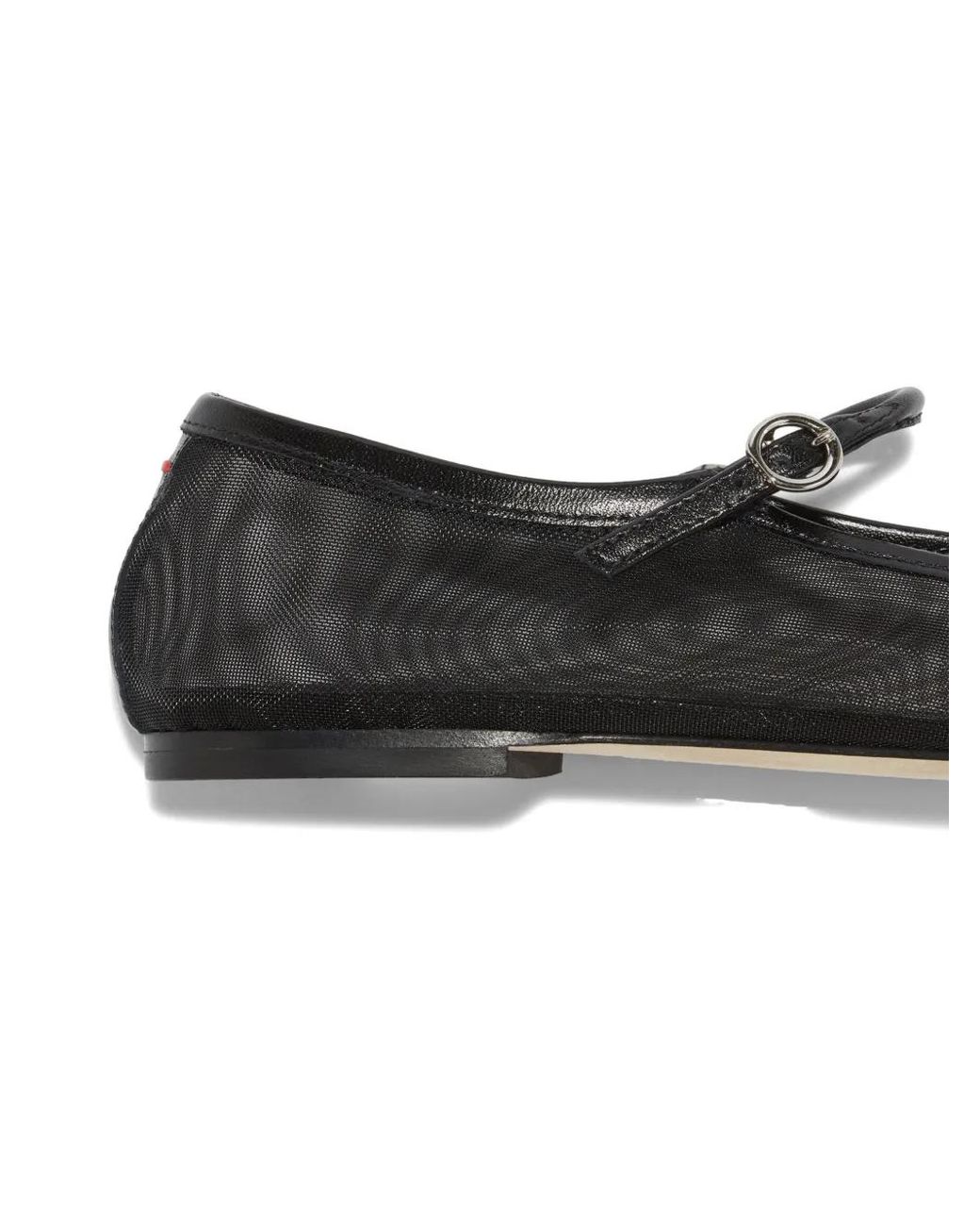 Aeyde Black Uma Mesh Ballet Flats