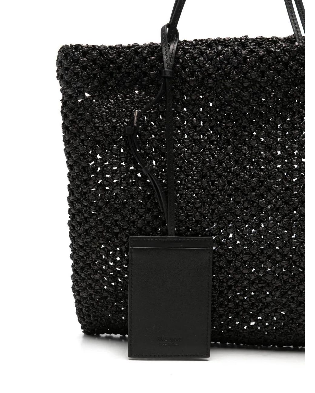 Bolso Shopper Barn Mini The Row de color Black